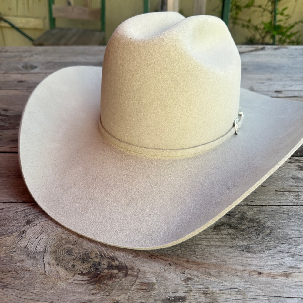 Stetson Cream Western Hat Felt Wide Brim